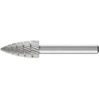 PFERD Frässtift SPK Ø 12 mm Kopflänge 25 mm Schaft-Ø 6 mm HSS Verzahnung 3