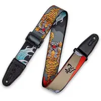 Levys Leathers MPD2-124 Drucke Polyester mit Lederenden 2" Japanischer Tiger