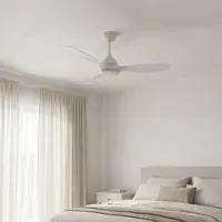 Forlight Nepal-Lüfter ø1320mm IP20 LED Warmweiß - 3000K Glänzendes Weiß Weiß 1750