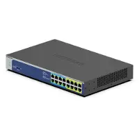 Netgear GS516UP, Unmanaged, Gigabit Ethernet (10/100/1000), Vollduplex, Power over Ethernet (PoE), Rack-Einbau