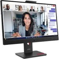 Lenovo ThinkVision T24-4v Monitor, 60,5 cm (23.8"), 1920 x 1080 Pixel, Full HD, LCD, 6 ms, Schwarz
