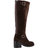 Hush puppies Heidi Leder Damen Braun Wildleder Stiefel