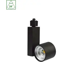 Spectrum MADARA LED Stromschienenstrahler 3-Phasen 16W 24° tralweiß Schwarz