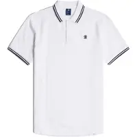 G-Star Dunda Slim Stripe Poloshirt - Weiß - Herren - XXL