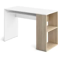 Temahome Schreibtisch Meryl 114cm - Eiche/Weiß