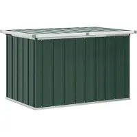 vidaXL Garten-Aufbewahrungsbox Grün 109 x 67 x 65 cm