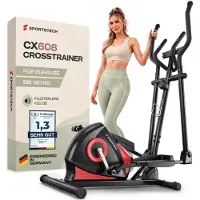 Sportstech Crosstrainer CX608, LCD- Display, App-Steuerung