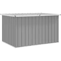 vidaXL Gartenbox Grau 149x99x93 cm