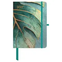 Neumann Taschenkalender 2027 Jungle, 16x22 cm, 4-sprachig, Wochenübersicht, Stifthalter