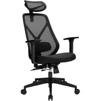Cavo Bürostuhl Office PLUS Pro Schwarz 1140 Bis 1240 x 680 x 510 mm Belastbar Bis 150 kg mit Sitztiefenverstellung Verstellbare Rückenlehne