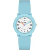 s.Oliver Uhr Kinder-Armbanduhr Kids Mädchen Silikon SO-4519-PQ