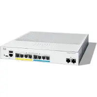 Cisco Catalyst 1300-8MGP-2X - Switch - L3 - verwaltet - 4 x Gigabit Ethernet + 4 x 100/1000/2.5G + 2 x 10 Gigabit SFP+ - rackmontierbar - PoE+ (120 W)