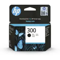 HP 300 Schwarz Original Druckerpatrone, Standardertrag, Schwarz, Tinte auf Pigmentbasis, 1 Stück(e), 200 Seiten