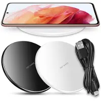 NAUCI Wireless Charger 15W für Samsung Galaxy S26 Induktive Schnell Ladestation