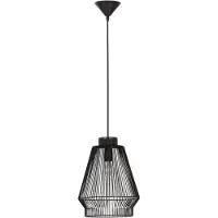 Lyora BREDO Pendelleuchte E27 Schwarz 185x27,5cm dimmbar 9586510