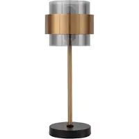 Nova Luce SIANNA Tischleuchte E27 Gold 47x18cm 9236400