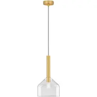 Nova Luce AMELIA Pendelleuchte G9 Gold 190,5x20cm dimmbar 9028830
