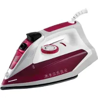 Heinner HSI-2200PP, Trocken- & Dampfbügeleisen, Keramik-Bügelsohle, Violett, Weiß, 0,19 l, 2400 W, 118 mm