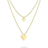 Liebeskind berlin Halsketten - Edelstahl Layered Love - Gr. unisize - in Gold - für Damen