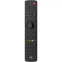 One For All Basic Contour 4, TV, Beistellgerät, DVD/Blu-ray, Soundbar-Lautsprecher, IR Wireless, Drucktasten, Schwarz