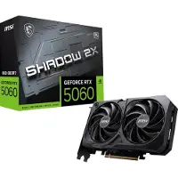 MSI GeForce RTX 5060 8G SHADOW 2X OC, GeForce RTX 5060, 8 GB, GDDR7, 128 Bit, 7680 x 4320 Pixel, PCI Express x16 5.0