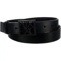Armani Exchange für Damen. 9411300A87400020 Schwarzer Gürtel (75cm), Lässig, Synthetisch, Kunstleder