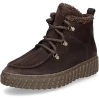Paul green Damen Schnürboot dunkelbraun 6,5