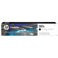 HP 981A Schwarz Original PageWide Druckerpatrone, Standardertrag, Schwarz, Tinte auf Pigmentbasis, 69 ml, 1 Stück(e), 6000 Seiten