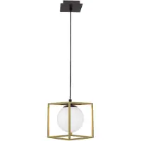 Nova Luce JULIET Pendelleuchte E14 Gold 18x18x120cm dimmbar 9206401