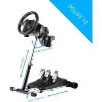 Wheel Stand Pro – V2 Deluxe Schwarz – Kompatibel mit Logitech G25/G27/G29/G920