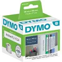 Dymo LabelWriter Ordner-Etiketten, 38 x 190 mm, 1 x 110 Stück, weiß