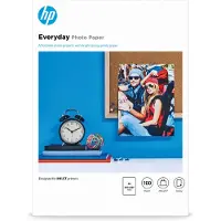 HP Everyday Fotopapier - Für Tintenstrahl - DIN A4 - 210 mm x 297 mm - 200 g/m² - Semi-gloss, Texturiert - 100er Blatt