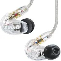 Shure SE215 Sound Isolating-Ohrhörer mit True Wireless Adapter Transparent