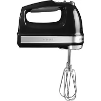 KitchenAid Handmixer "Handmixer, 5KHM9212EOB onyx schwarz" 85 W 9 Stufen