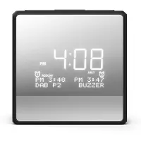 Philips TAR4600/10, Digitaler Wecker, Quadratisch, Schwarz, 12/24 h, DAB, DAB+, FM, 87,5 - 108 MHz