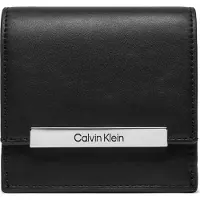 Calvin Klein Elegante Damen-Geldbörse Schwarz mit RFID-Schutz und Reißverschluss