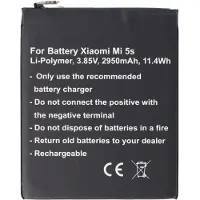 AccuCell Akku passend für den Xiaomi Mi 5s Akku Mi 5s Extreme Edition, Mi 5s Extreme Edition Dual SIM, Mi 5s Premium Edition , BM36 Akku