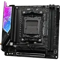 Asrock Phantom Gaming B850I Lightning WiFi, AMD, Sockel AM5, AMD Ryzen 7000 Series, AMD Ryzen 8000 Series, AMD Ryzen 9000 Series, Sockel AM5, DDR5-SDRAM, 128 GB