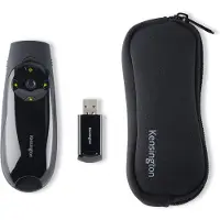 Kensington Presenter Expert K72426EU, Reichweite 45 m, Joystick-Cursor, USB-Receiver, grüner Laserpointer, schwarz