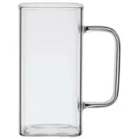 COFI Latte-Macchiato-Glas Square 2er Set Henkelglas Cocktail 350 ml