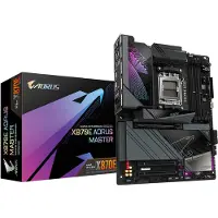 Gigabyte X870E AORUS MASTER Mainboard, AMD, Sockel AM5, AMD Ryzen 7000 Series, AMD Ryzen 8000 Series, AMD Ryzen 9000 Series, Sockel AM5, 256 GB, DDR5-SDRAM