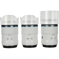 Sirui Sniper Set AS-3S-XW 23mm, 33mm & 56mm F1.2 APSC Auto-Focus Lens Kit (Fuji X-Mount, weiss, Carbon Fib