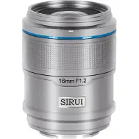 Sirui Sniper 16AS12X-S 16mm F1.2 APS-C/S35 Auto-Focus Lens(X Mount,Silver)