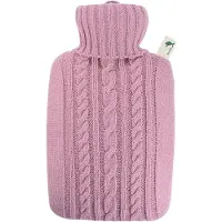Hugo Frosch Wärmflasche Klassik 1,8l Strickbezug pastell-rosa 1 St