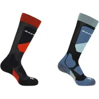 Salomon S/Access, Skisocken, 2er-Pack, Junior, schwarz