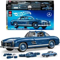 Mega Mattel Brick Shop Hot Wheels Premium Series Bausatz Mercedes-Benz 300 SL 1600 Teile