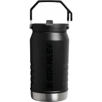 Stanley The IceFlow Jug Flip Straw 2.0 64oz, Black 10-13085-0233 Thermoskanne mit Trinkhalm, 1,9 L