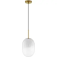 Nova Luce CHRYSI Pendelleuchte E14 Gold 120x18cm dimmbar 9092822