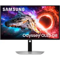 Samsung G80SH, 68,6 cm (27"), 3840 x 2160 Pixel, 4K Ultra HD, OLED, 0,03 ms, Silber