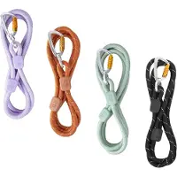 Woolly Wolf Rope Leash - Lavender